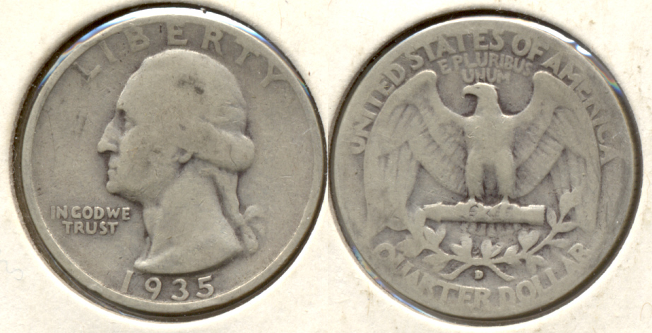 1935-D Washington Quarter Good-4