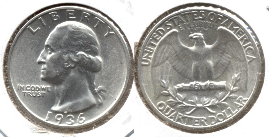 1936 Washington Quarter MS-60