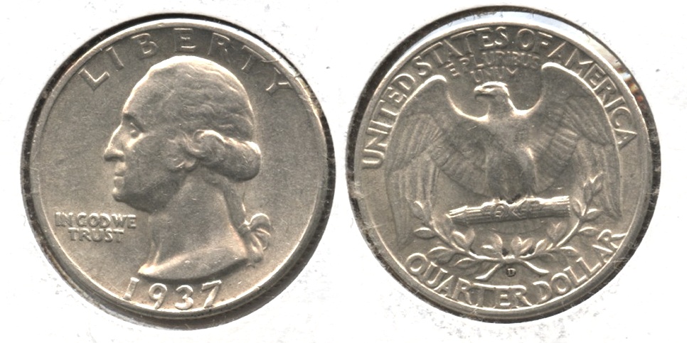 1937-D Washington Quarter EF-40