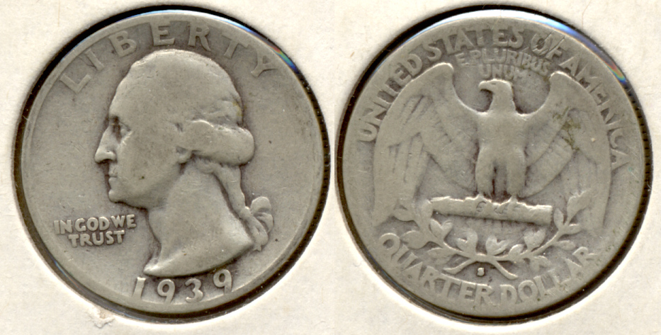 1939-S Washington Quarter Good-4