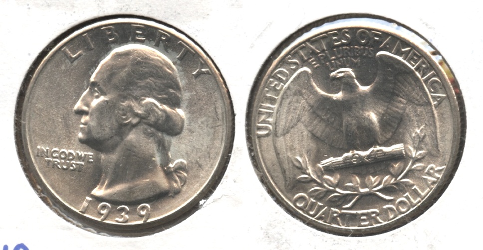 1939 Washington Quarter MS-63 #e