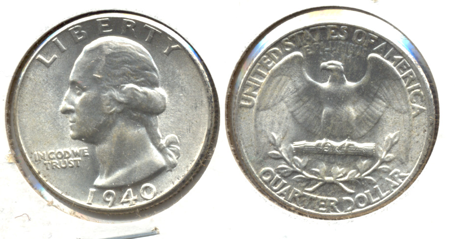 1940 Washington Quarter MS-60