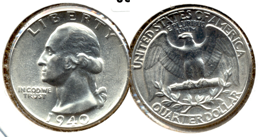 1940 Washington Quarter MS-63 a