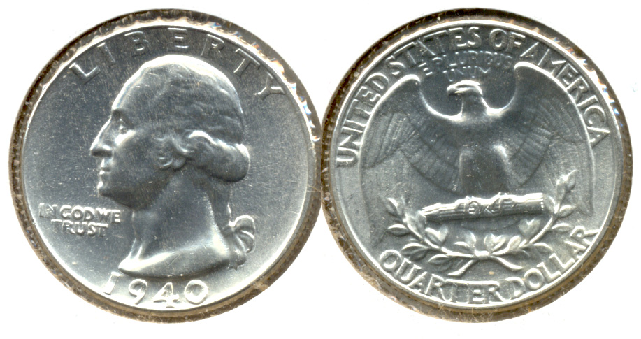 1940 Washington Quarter MS-63 c
