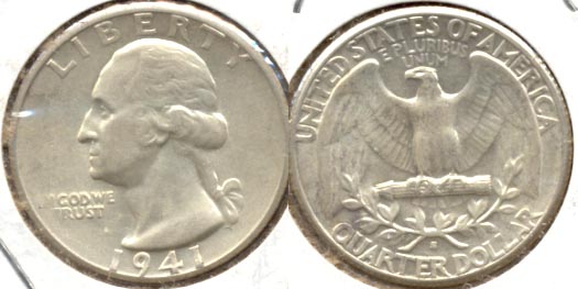 1941-S Washington Quarter AU-50 a