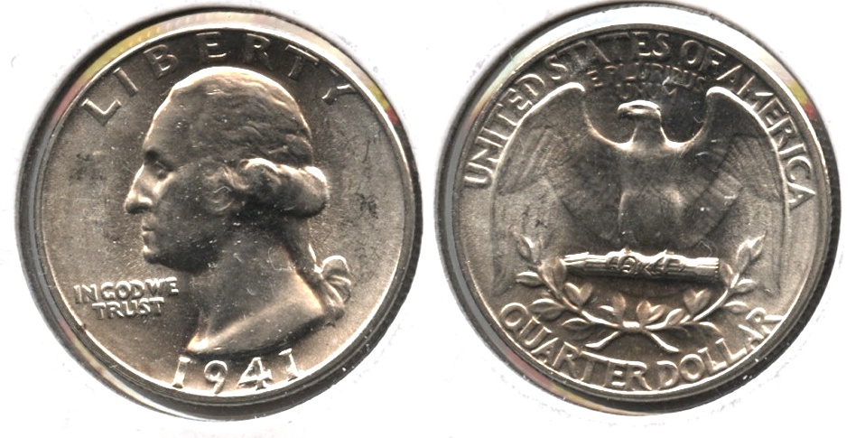 1941 Washington Quarter MS-63 j