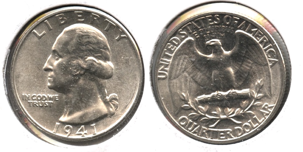 1941 Washington Quarter MS-64 c