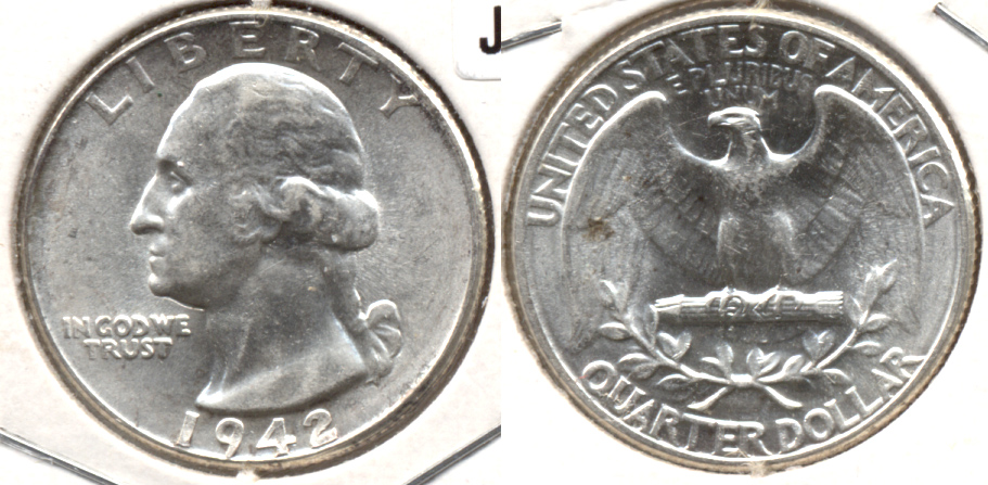 1942 Washington Quarter MS-60