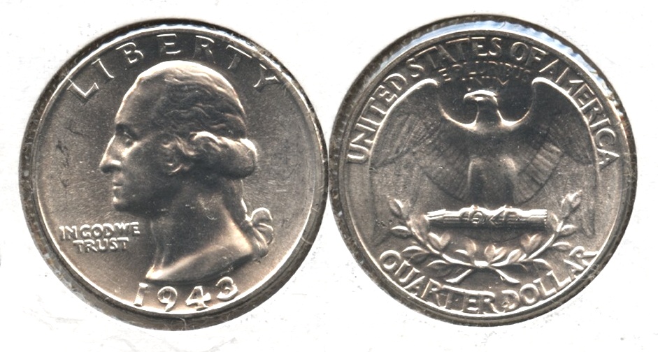1943 Washington Quarter MS-64 #d