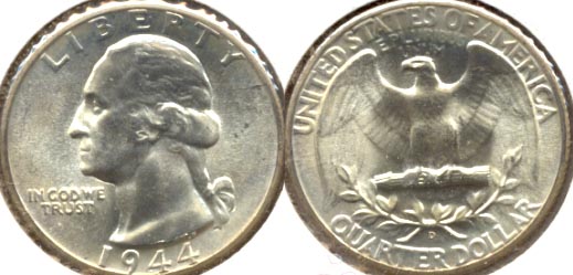 1944-D Washington Quarter MS-60