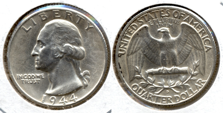 1944-D Washington Quarter MS-60 e