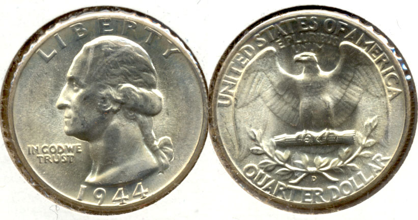 1944-D Washington Quarter MS-64 b
