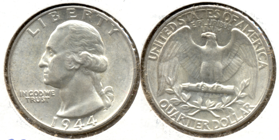 1944 Washington Quarter AU-55 f