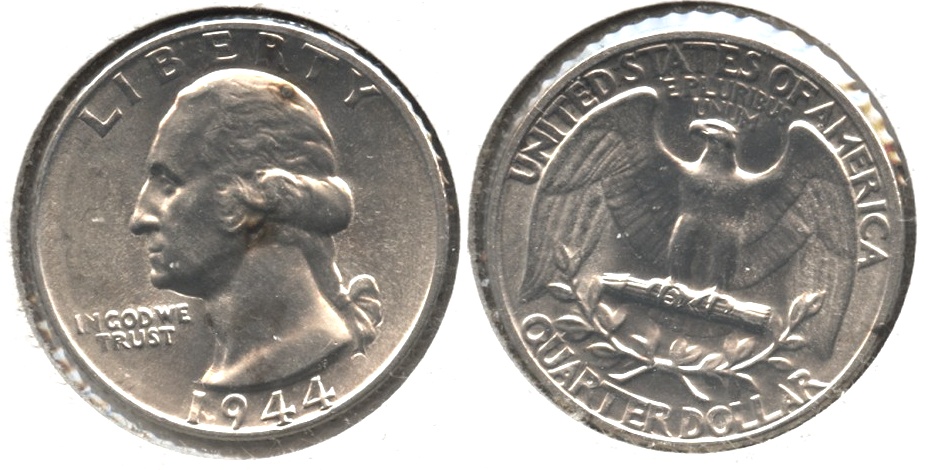 1944 Washington Quarter MS-60 #h