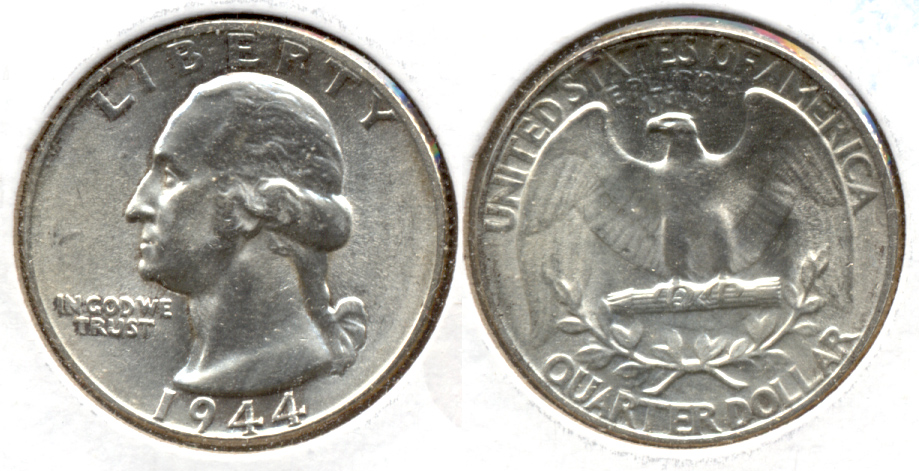 1944 Washington Quarter MS-60 t