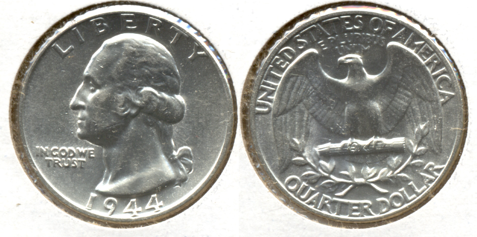 1944 Washington Quarter MS-60 v