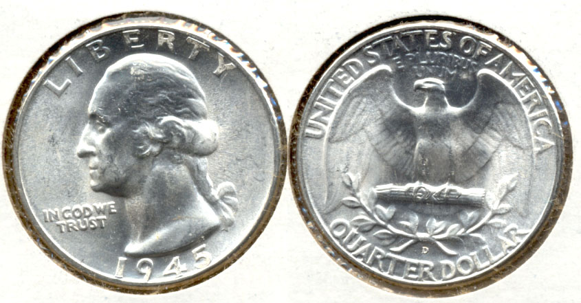 1945-D Washington Quarter MS-63 c