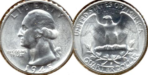1945-S Washington Quarter MS-63 a