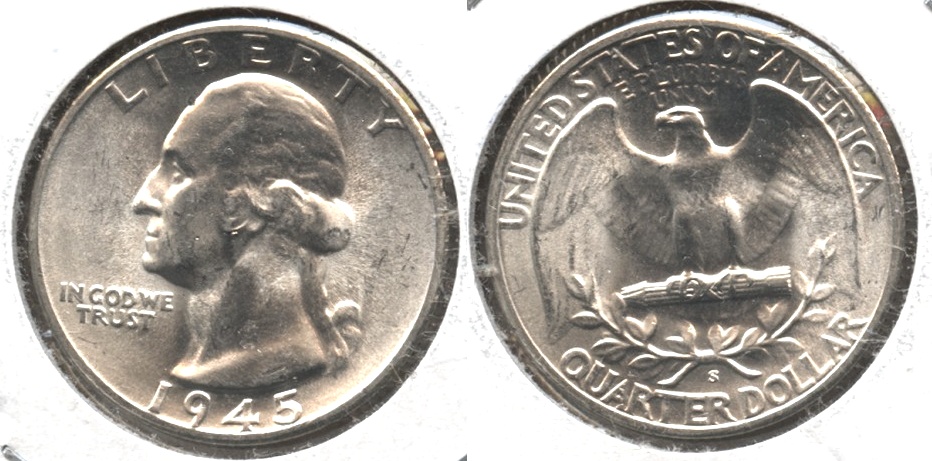 1945-S Washington Quarter MS-63 #aa