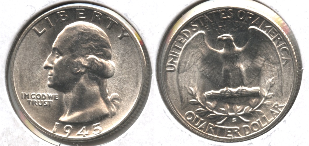 1945-S Washington Quarter MS-63 #ab