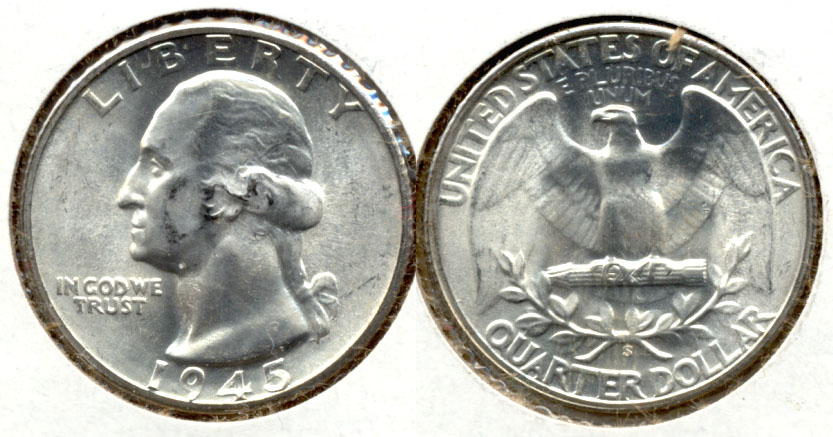 1945-S Washington Quarter MS-63 g