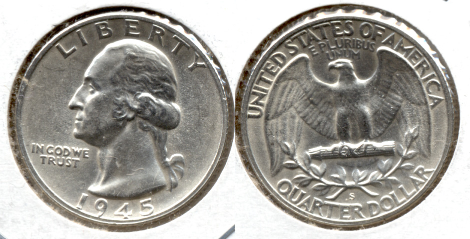 1945-S Washington Quarter MS-63 x
