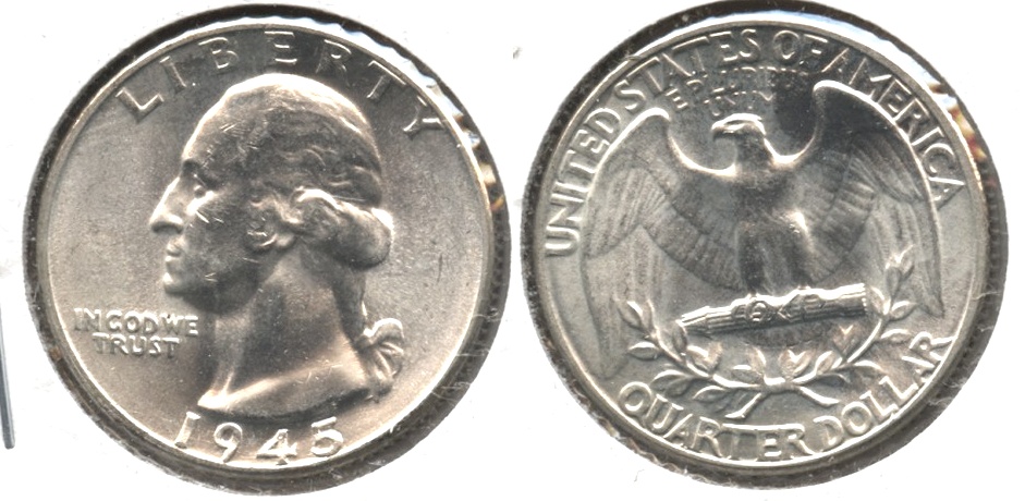 1945 Washington Quarter MS-63