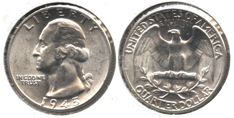 1945 Washington Quarter MS-63 #b