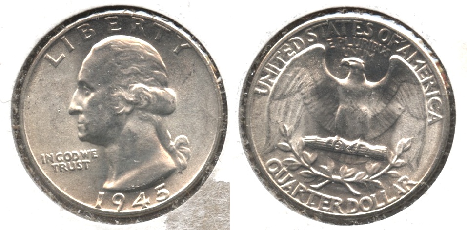 1945 Washington Quarter MS-63 #h