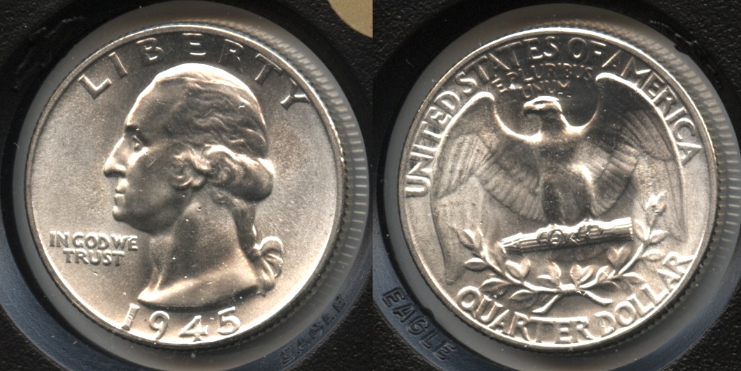 1945 Washington Quarter MS-64 #b