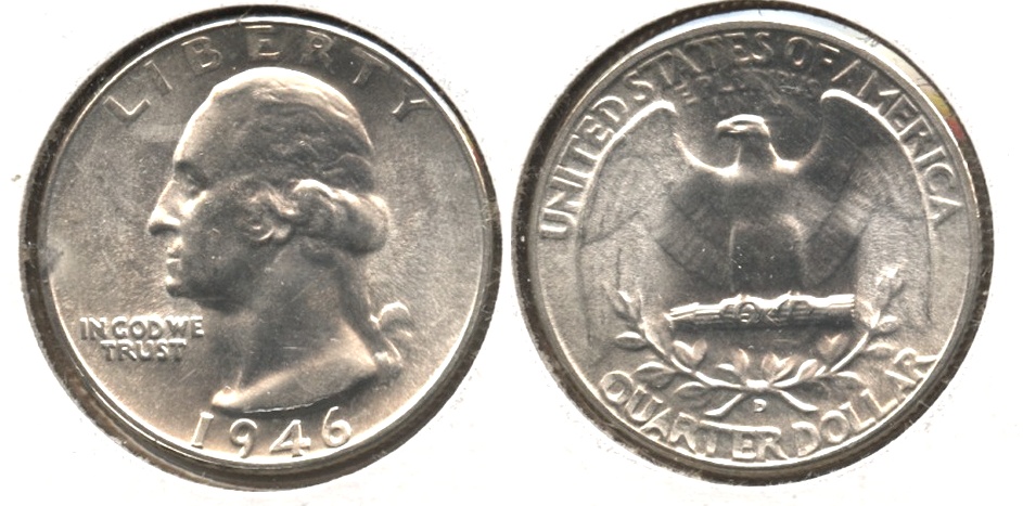 1946-D Washington Quarter MS-63 #b
