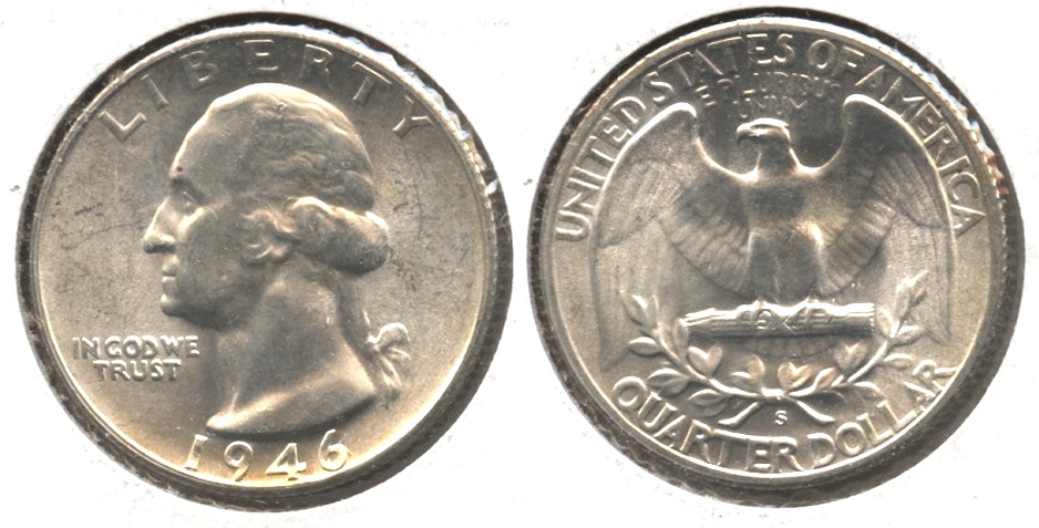 1946-S Washington Quarter MS-63 #d