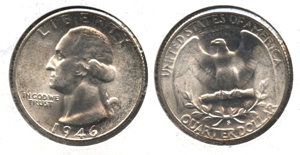 1946-S Washington Quarter MS-63 #e