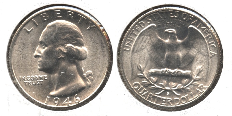 1946-S Washington Quarter MS-64 #d
