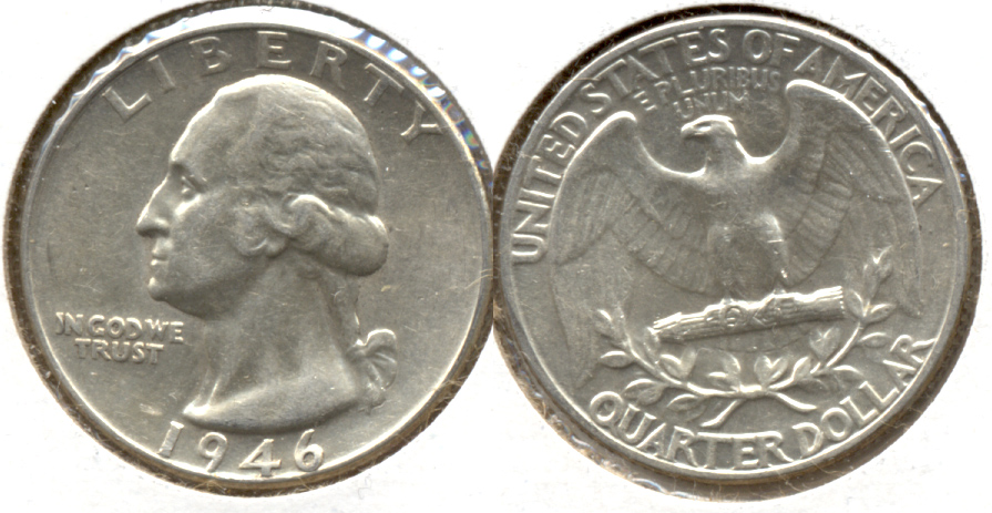 1946 Washington Quarter EF-40 b