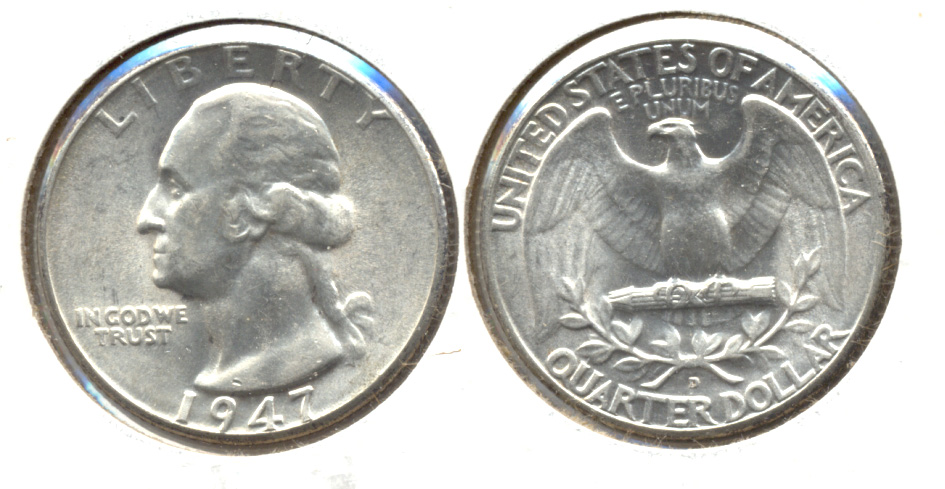1947-D Washington Quarter MS-64