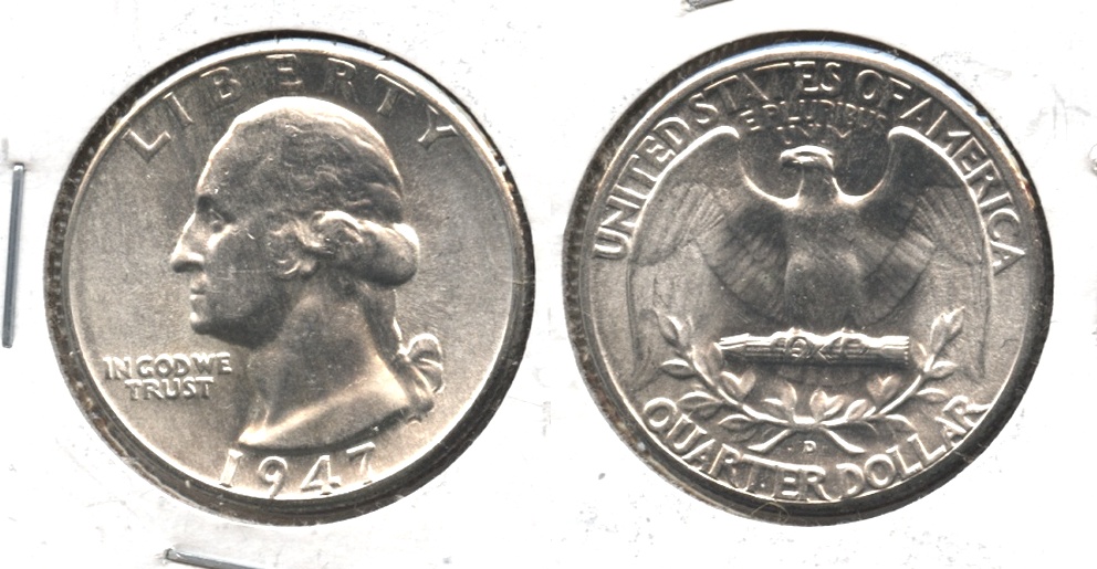 1947-D Washington Quarter MS-64 #g