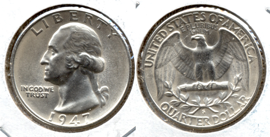 1947-S Washington Quarter MS-63 c