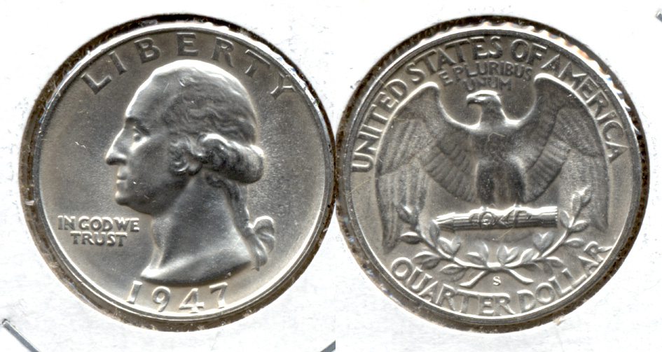 1947-S Washington Quarter MS-63 l