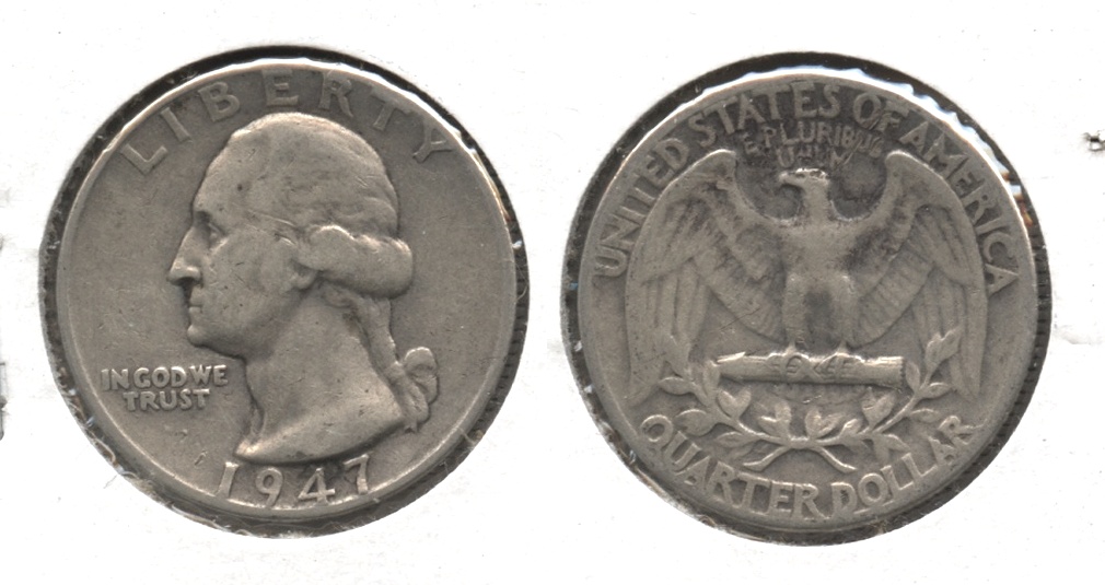 1947 Washington Quarter Fine-12