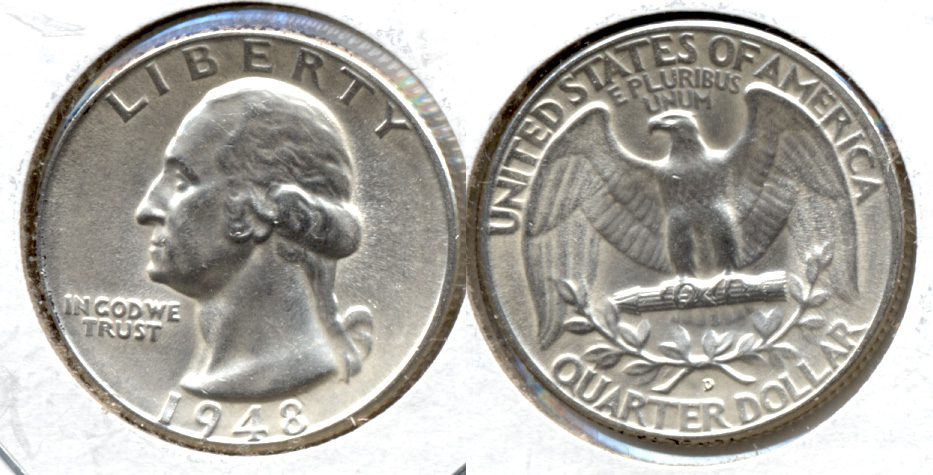 1948-D Washington Quarter MS-63 g