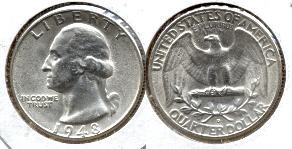 1948-D Washington Quarter MS-63 i