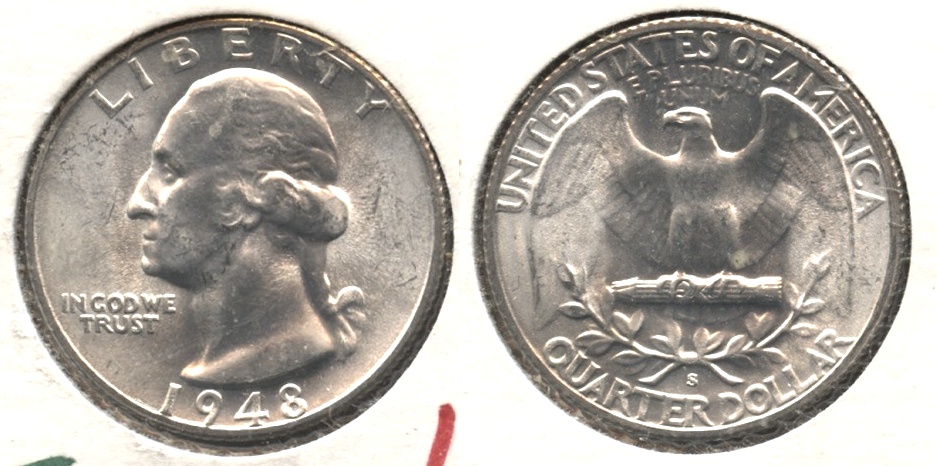 1948-S Washington Quarter MS-63 #b