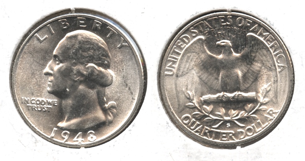 1948-S Washington Quarter MS-64 #d