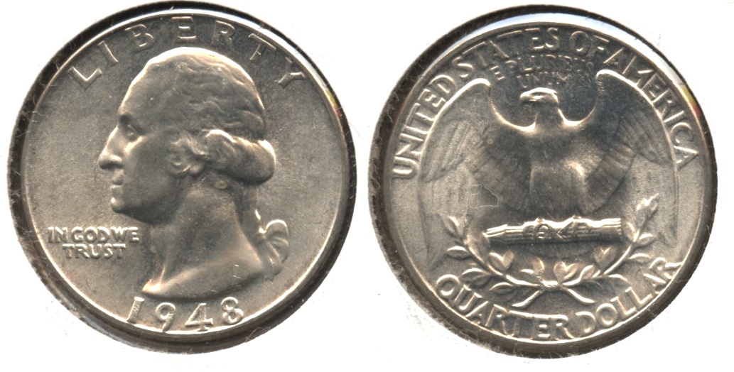 1948 Washington Quarter MS-64 #a