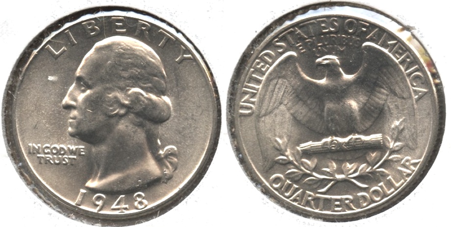 1948 Washington Quarter MS-64 #c
