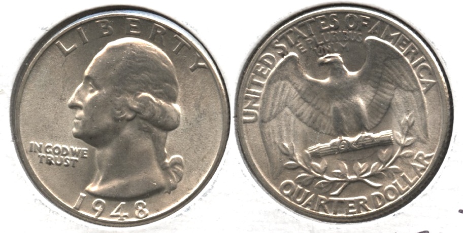 1948 Washington Quarter MS-64 #e