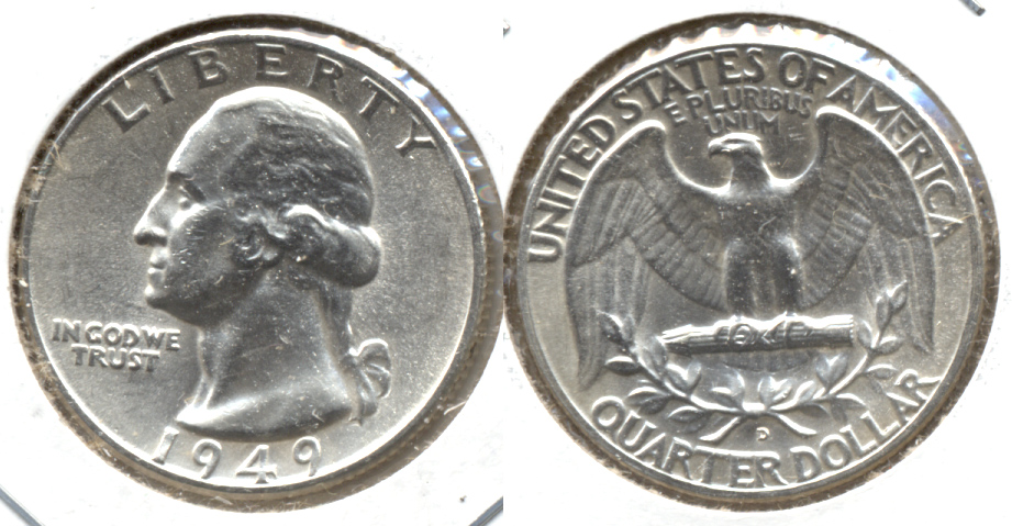 1949-D Washington Quarter MS-60 j