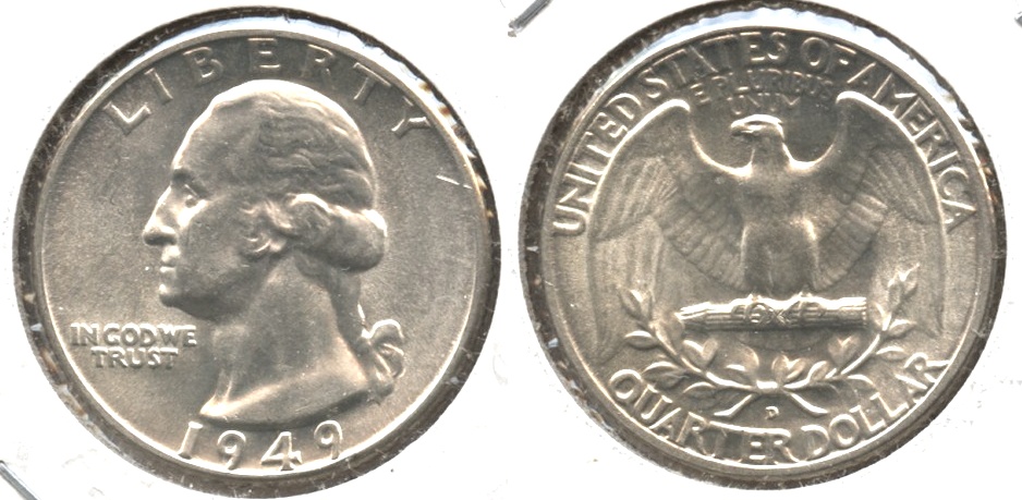 1949-D Washington Quarter MS-63 #e