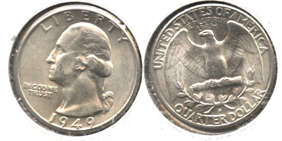 1949-D Washington Quarter MS-63 #g